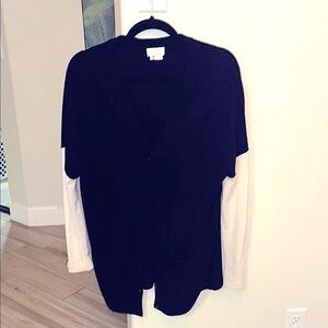 Kate Spade Black and Cream Cardigan Sweater